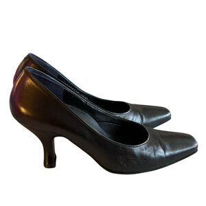 Wacoal Success Walk Pumps Low Kitten Heels Black Women's Sz 22.5 Cm US 6-6.5 D